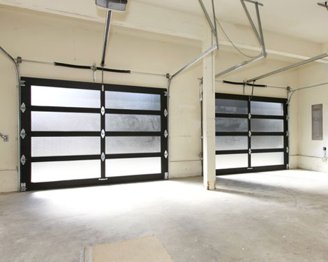 Glass garage door Milwaukee County